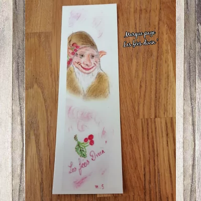 Marque page lutin