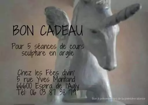 Cours de sculpture 5 séances